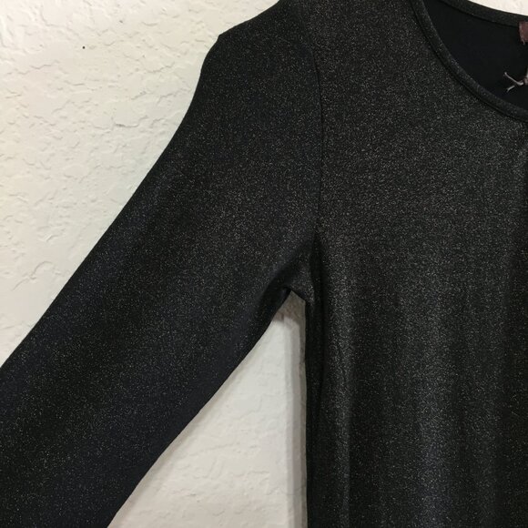 IMOGA Girls Size 12 Fit & Flare Polka Dot Party Dress Black/Gold Glitter NWT - Picture 6 of 15